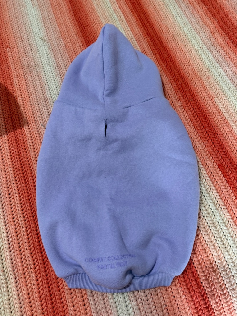 Pastel Purple Dog Hoodie - Comfort Collection Style